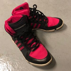 Beautiful pink adidas shoes!